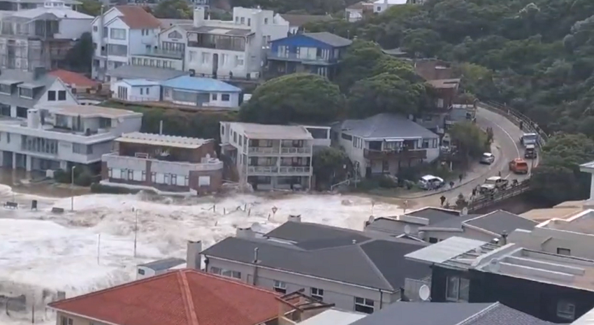 Temporal devastador na África do Sul